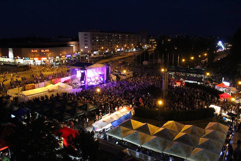 Havířov v květech 2018. Ohňostroj.