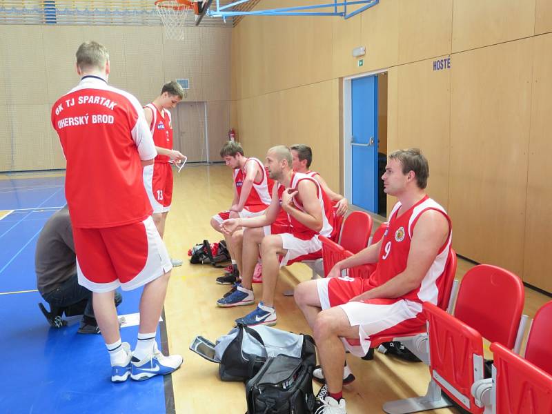 Basketbalisté Havířova (v bílém) doma dvakrát vyhráli.