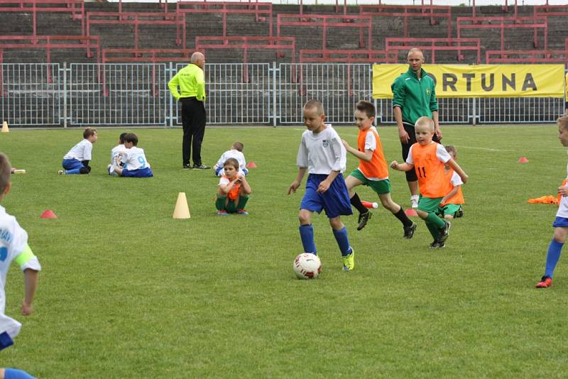 Turnaj malých fotbalistů v Havířově. 