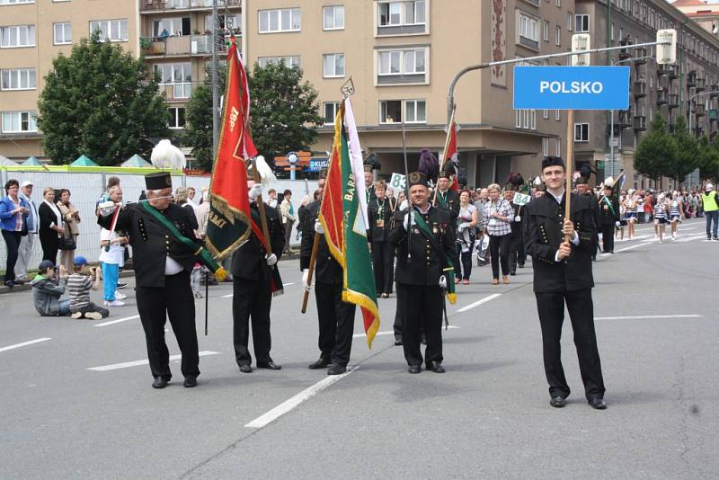 Květinové korzo slavnosti Havířov v květech 2015. 