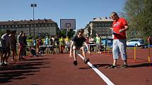 Okresní kolo v atletickém Odznaku všestrannosti olympijských vítězů v Havířově. 