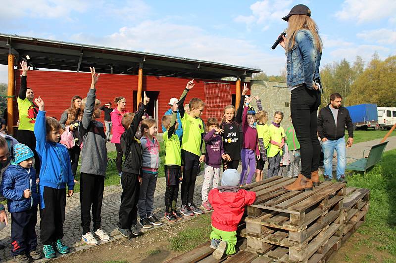 Závodu se zúčastnily i děti ze speciální mateřinky Klíček.