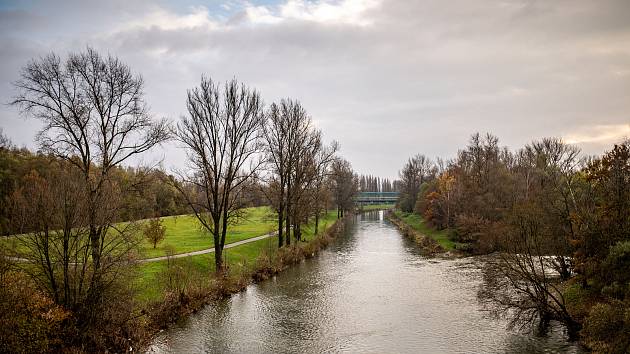 Plánovaný vodní koridor Dunaj–Odra–Labe. 14. listopadu 2020 v Ostravě.