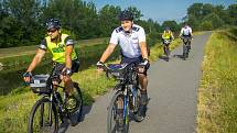 Smíšené policejní cyklohlídky v česko-polském pohraničí.