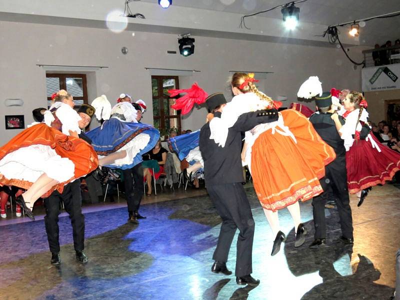 Více než čtyřhodinový maratón plný tance, zpěvu, hudby a také veselých scének. Tak vypadala velkolepá večerní mezinárodní folklorní slavnost ve zcela zaplněném sále Dělnického domu v Horní Suché.