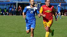 Havířov (v modrém) - Frýdlant n. O. 1:0.