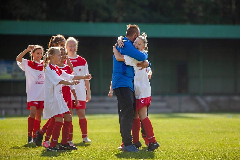 Fotbalový turnaj mladých hráček v Orlové ovládly juniorky MSK.