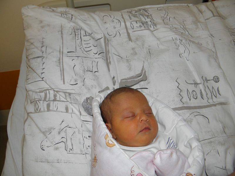 Paní Elišce Pavlovské z Karviné se 9. ledna narodila dcerka Monička. Po porodu holčička vážila 2660 g a měřila 45 cm.