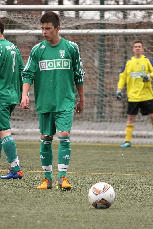 Z utkání dorostu Karviná - Hodonín 3:0.