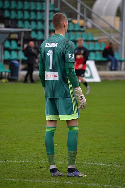 Zápas 17. kola fotbalové divize F MFK Karviná B - Nový Jičín 2:2. Foto: MFK Karviná