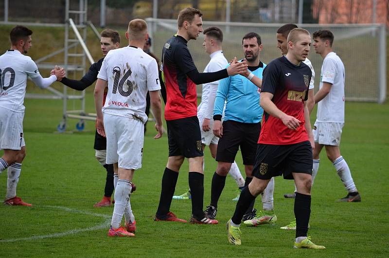 Zápas 17. kola fotbalové divize F MFK Karviná B - Nový Jičín 2:2. Foto: MFK Karviná