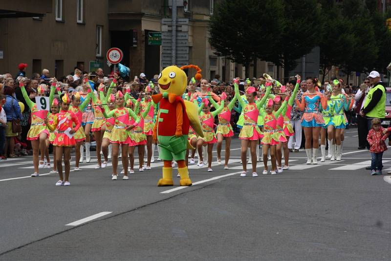 Květinové korzo slavnosti Havířov v květech 2015. 