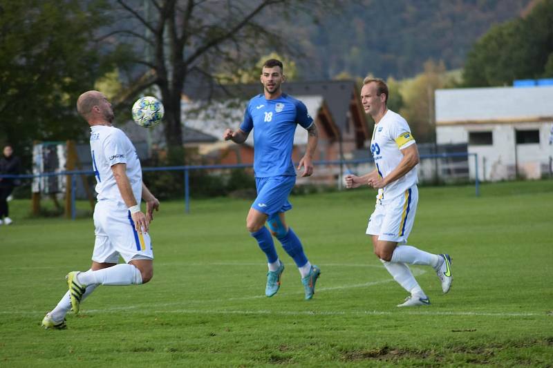 Zápas 10. kola divize F Beskyd Frenštát p. R. - MFK Havířov 1:1.