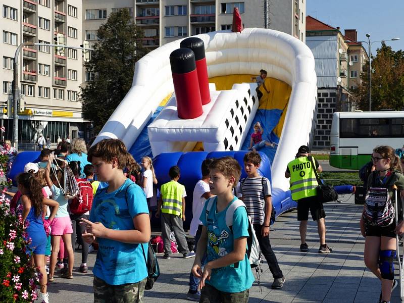 Závěr Evropského týdne mobility v Havířově patřil zábavnému dopoledni.