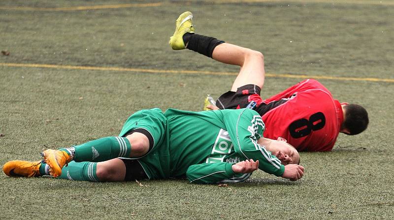 Z utkání dorostu Karviná - Hodonín 3:0.