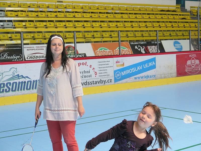 Sportovní den rodičů a dětí pořádaný Správou sportovních a rekreačních zařízení (SSRZ) v Havířově.