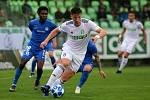 Karvinští fotbalisté (v bílém) zaslouženě porazili Liberec 2:1.