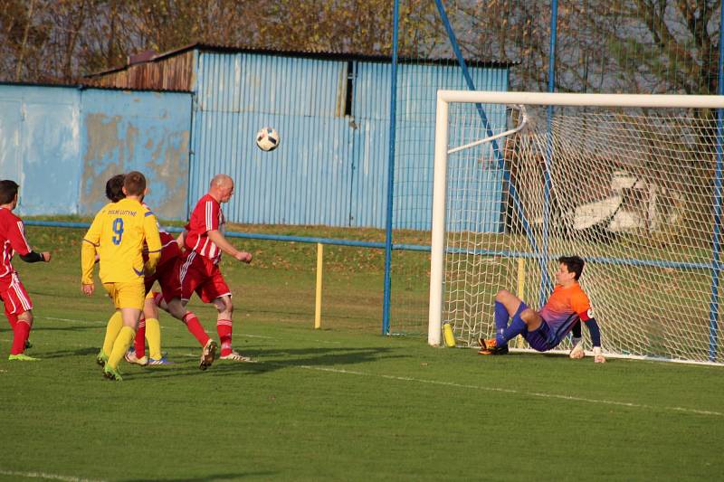 Dolní Lutyně překvapivě podlehla poslednímu Nýdku 0:1.