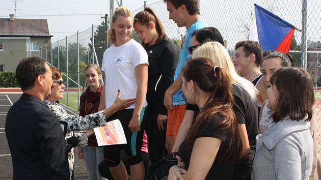 Nové sportoviště Střední školy v Prostřední Suché.