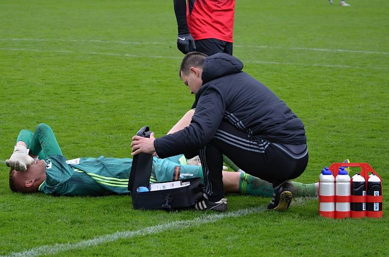 Zápas 17. kola fotbalové divize F MFK Karviná B - Nový Jičín 2:2. Foto: MFK Karviná