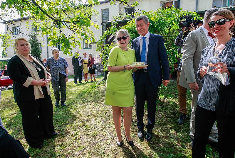 Vládní návštěva v Moravskoslezském kraji, 25. dubna 2018, Domov Březiny v Petřvaldu.