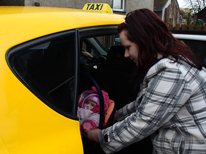 Baby taxi v Bohumíně. 
