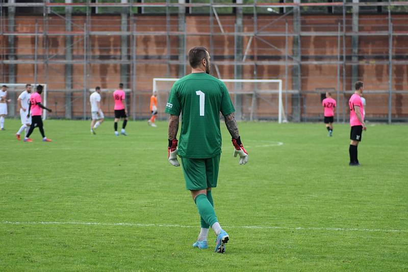 Zápas 21. kola fotbalové divize F Dětmarovice - Havířov 0:3 (7. května 2022). Foto: MFK Havířov/Viktorie Mrázová