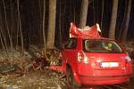 Tragická dopravní nehoda v Horní Suché. 
