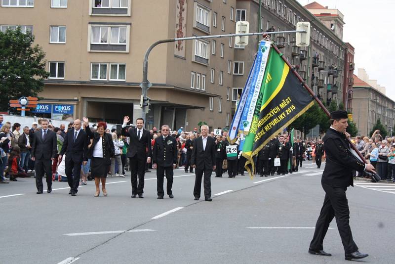 Květinové korzo slavnosti Havířov v květech 2015. 