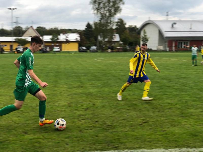 Zápas 7. kola fotbalové I.A třídy, skupiny B, Stonava - Staré Město 4:0.