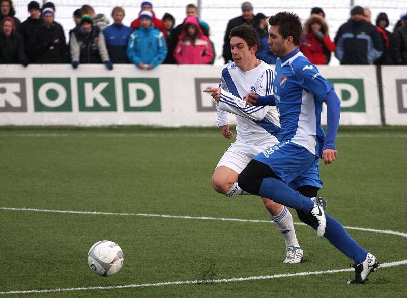 Z utkání Baník Ostrava - MFK Frýdek-Místek 2:1.