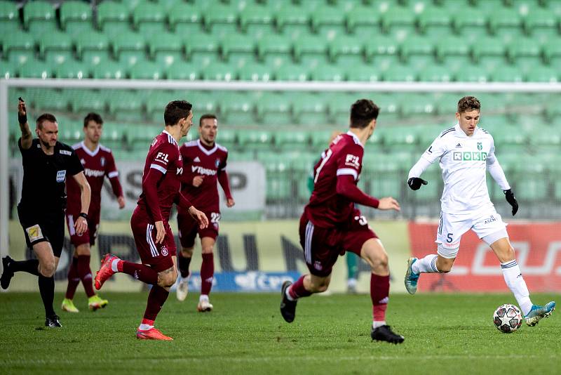 Utkání 17. kola Fortuna ligy, MFK Karviná - AC Sparta Praha. 4. prosince 2021 v Karviné.