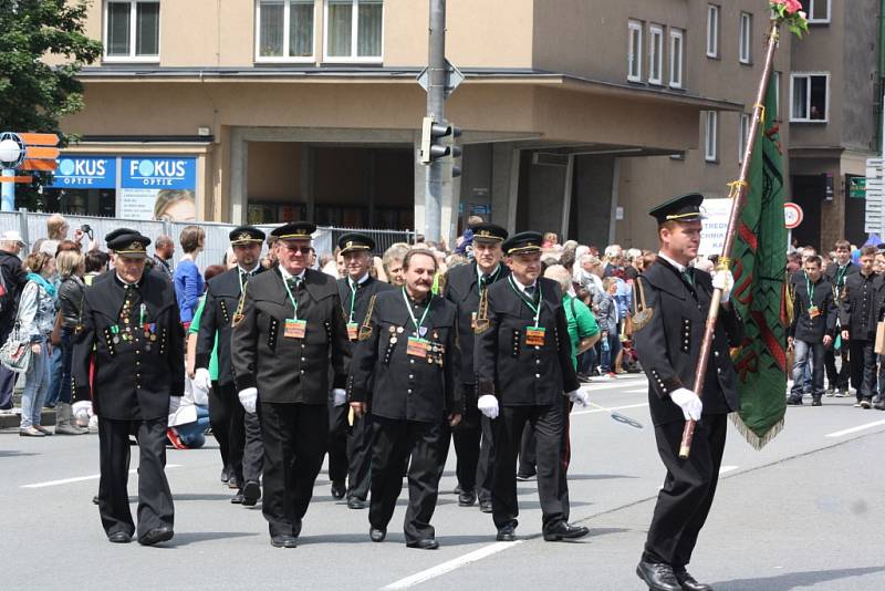 Květinové korzo slavnosti Havířov v květech 2015. 