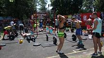 CrossFit závody Superior 14 Summer Games 2015 na letním koupališti v Havířově