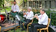 Promenádní koncert Lanžhotčanky. 