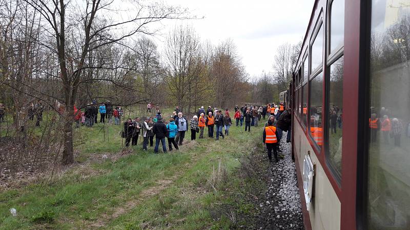 Vyjížďka speciálním vlakem po vlečkách báňské dráhy na Karvinsku.