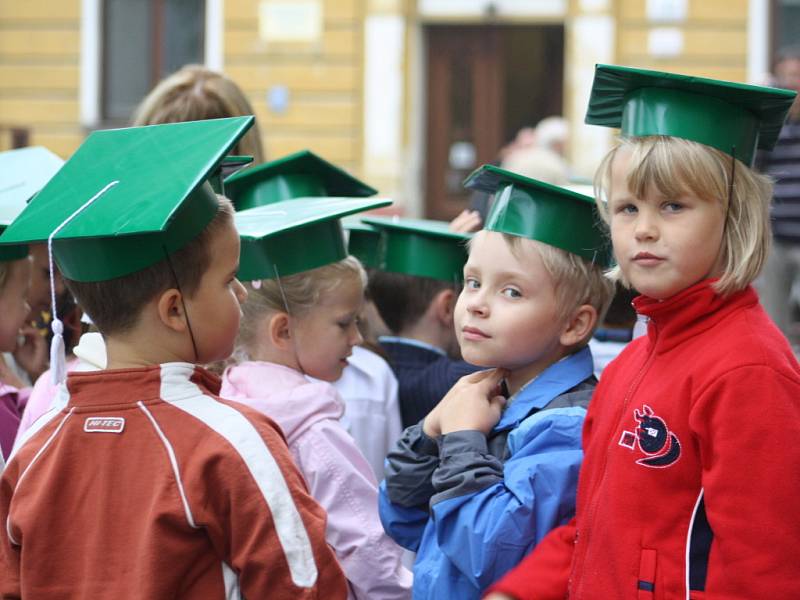 Prvňáky přivítala také karvinská základní škola s polským jazykem vyučovacím. 