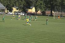 Zápas 26. kola fotbalové I.A třídy, skupiny B, Stonava - Vratmov B 0:4. 