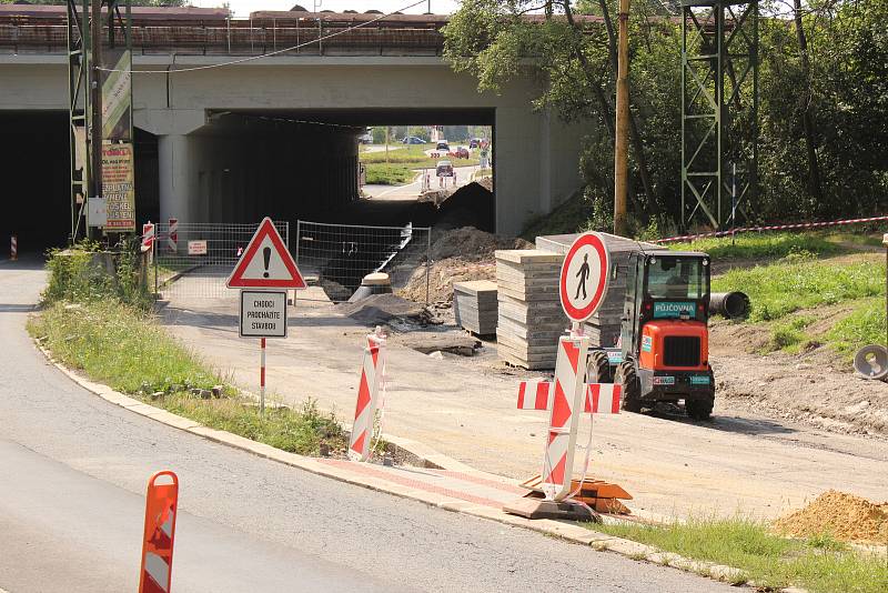 Rekonstrukce podjezdu pod železniční stanicí v Havířově.