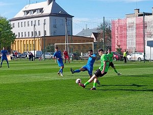 Zápas 20. kola fotbalové divize F Bohumín - Jeseník 1:0.