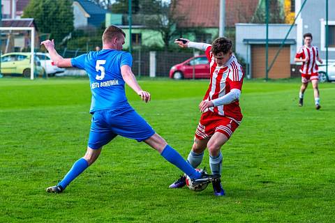 Zápas 18. kola fotbalové divize F Bohumín - Bruntál 4:1.