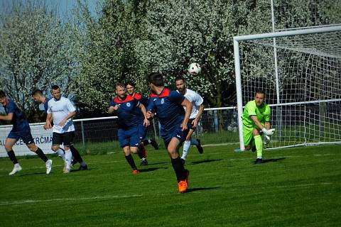 Zápas 20. kola krajského přeboru Pustá Polom - Slavia Orlová 3:2.