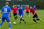 Zápas 19. kola fotbalové I.B třídy, skupiny C, FK Horní Suchá - Raškovice 1:0. Foto: FK Horní Suchá