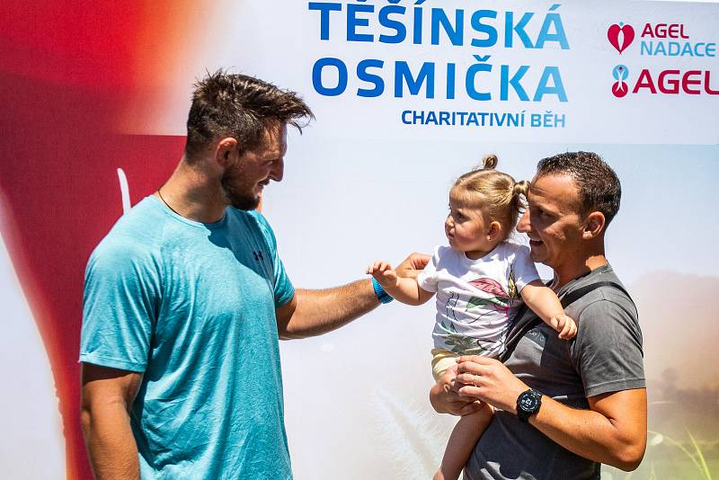 Charitativní běh Těšínská osmička, 12. června 2022 v Českém Těšíně. Lukáš Krpálek.
