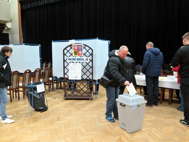 2. kolo prezidentských voleb v Havířově. 
