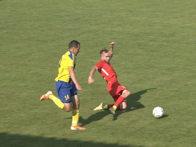 Zápas 3. kola krajského přeboru Stonava - Kobeřice 2:0.