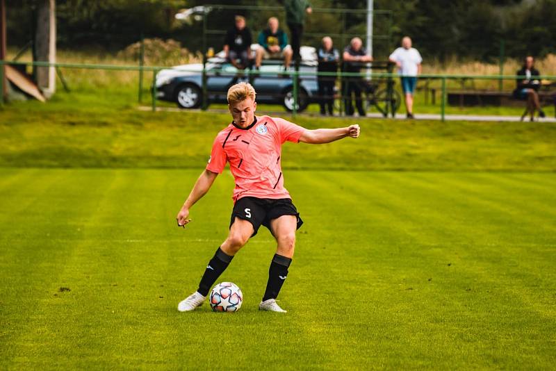 Zápas 5. kola fotbalové I.A třídy, skupiny B, Raškovice - Horní Suchá 4:2.