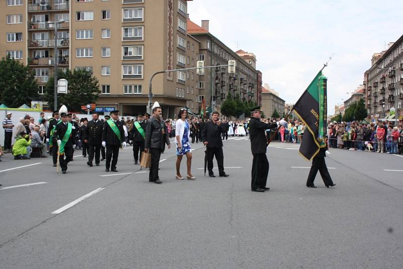 Květinové korzo slavnosti Havířov v květech 2015. 