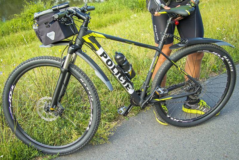 Smíšené policejní cyklohlídky v česko-polském pohraničí.