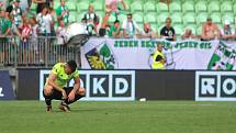 Karviná (v zeleném) - Mladá Boleslav 3:4.